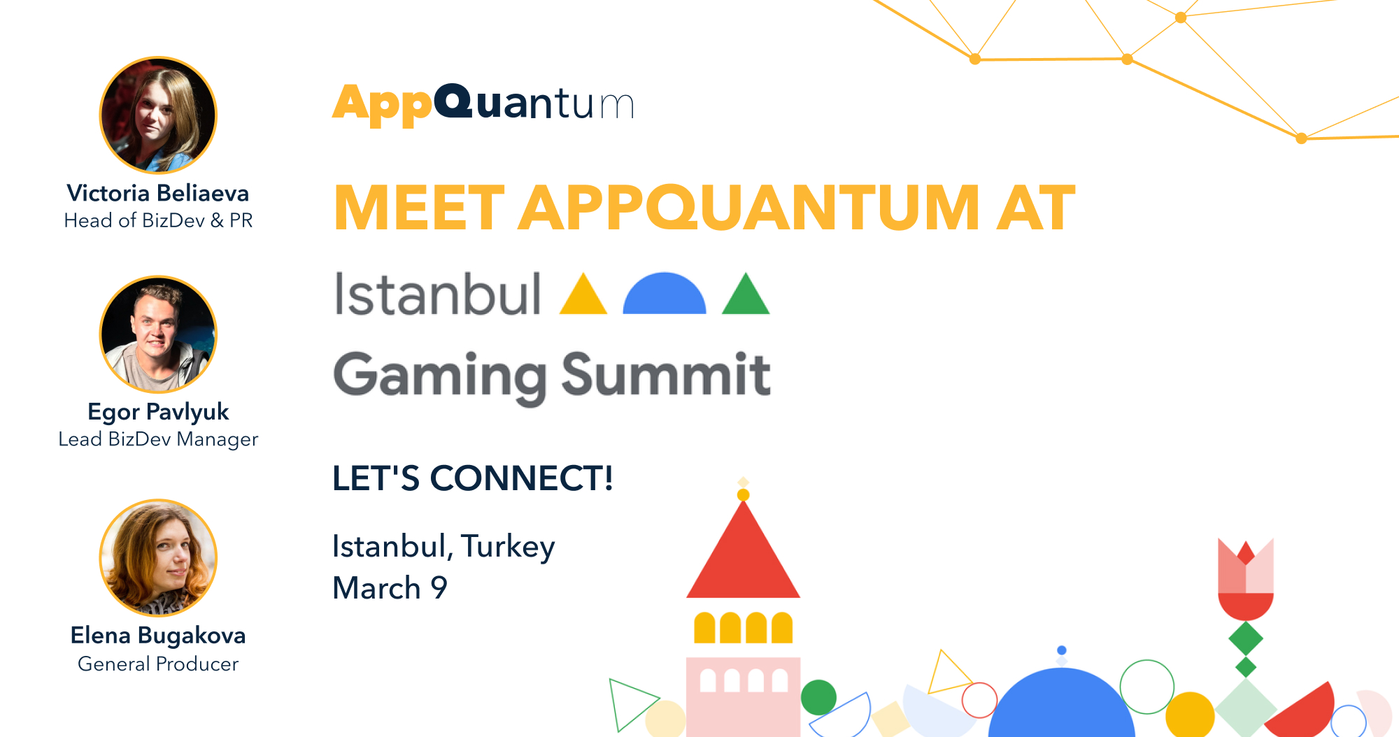 Meet AppQuantum at Istanbul Gaming Summit!